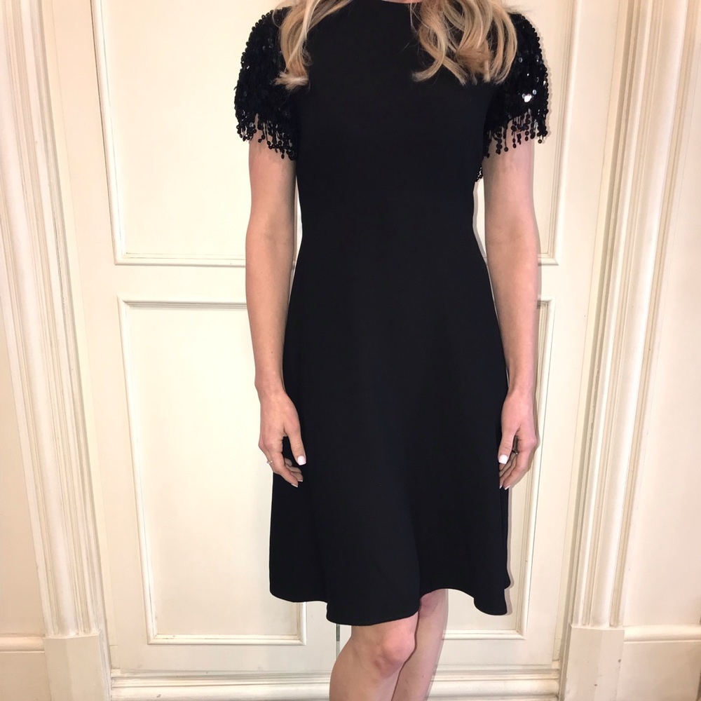 Kate Spade Black Sequin Party Dress